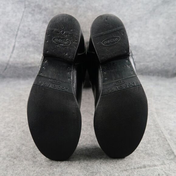 Frye Boots Women 6 Melissa Trapunto Riding Leather Pull On Classic Fashion Black - Picture 10 of 16